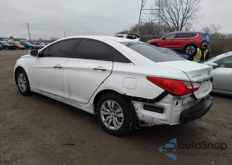 2012 Hyundai Sonata Gls z USA, uszkodzony, nr VIN 5NPEB4AC6CH336047